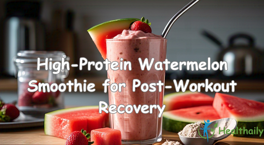High-Protein Watermelon Smoothie for Post-Workout Recovery