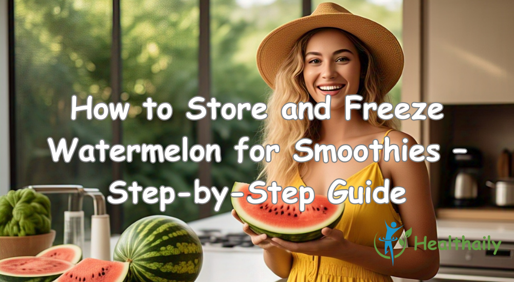 How to Store and Freeze Watermelon for Smoothies – Step-by-Step Guide