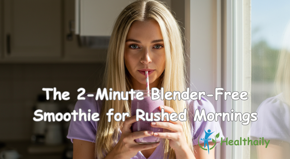 The 2-Minute Blender-Free Smoothie for Rushed Mornings