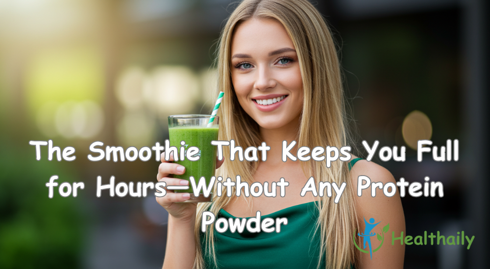 The Smoothie That Keeps You Full for Hours—Without Any Protein Powder
