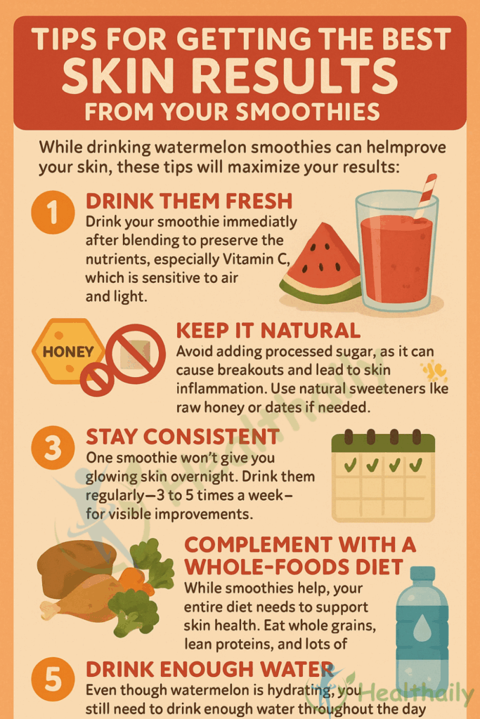 Watermelon Smoothie for Glowing Skin: What You Need to Know