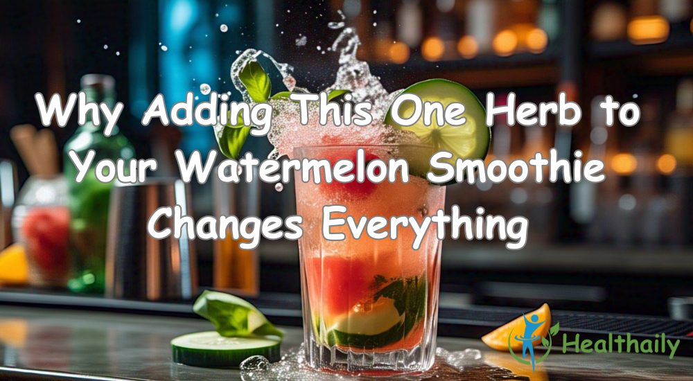Why Adding This One Herb to Your Watermelon Smoothie Changes Everything
