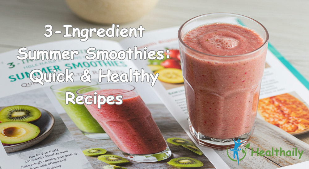 3-Ingredient Summer Smoothies: Quick & Healthy Recipes