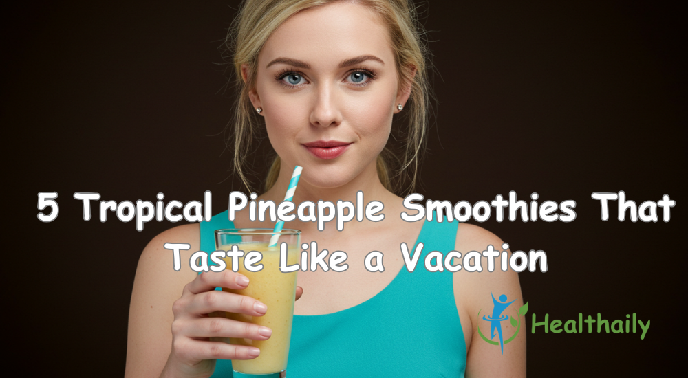 5 Tropical Pineapple Smoothies That Taste Like a Vacation