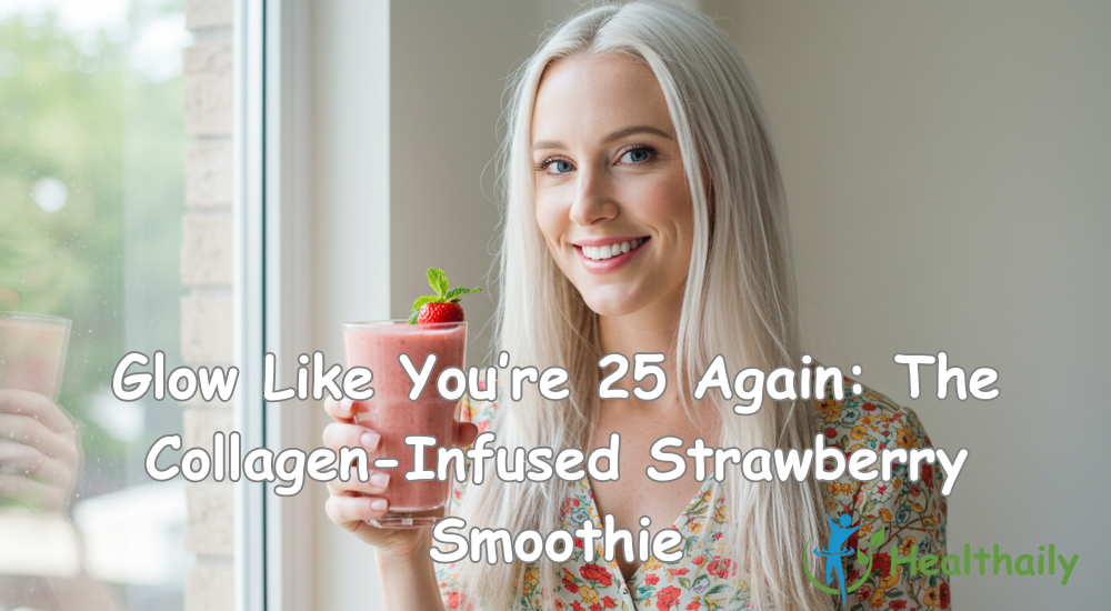 Glow Like You’re 25 Again: The Collagen-Infused Strawberry Smoothie