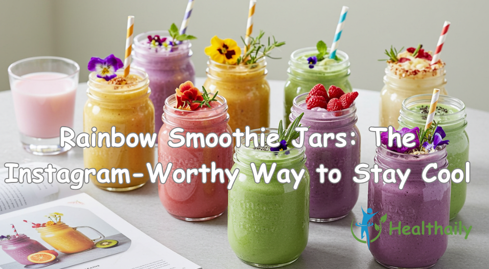 Rainbow Smoothie Jars: The Instagram-Worthy Way to Stay Cool
