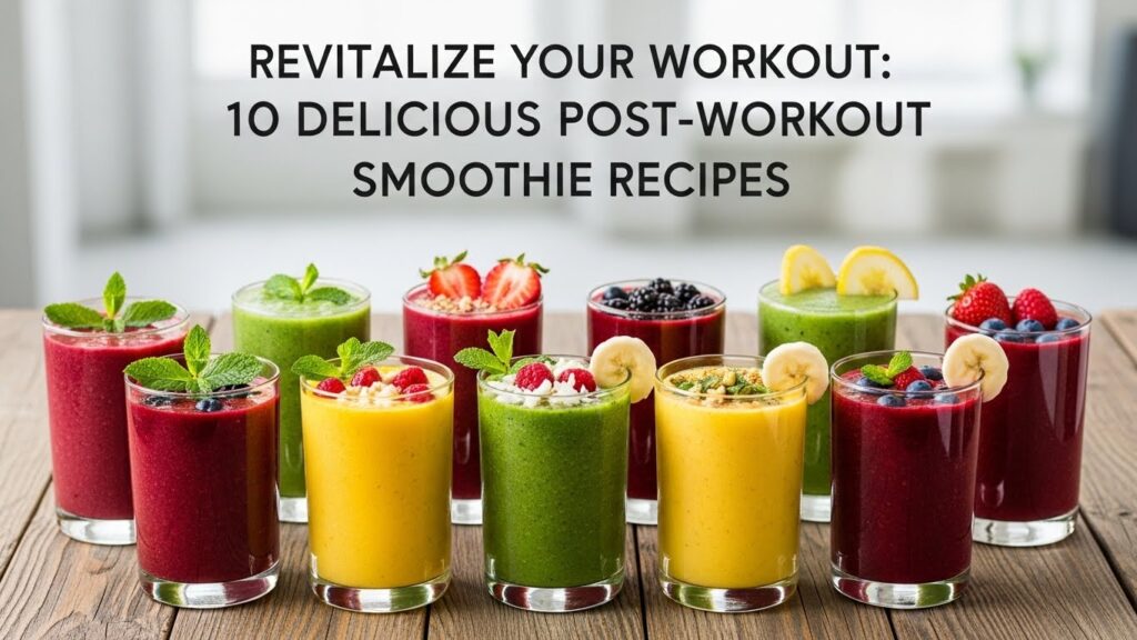 Revitalize Your Workout 10 Delicious Post-Workout Smoothie Recipes