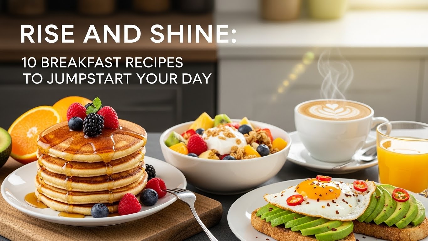Rise and Shine: 10 Breakfast Recipes to Jumpstart Your Day