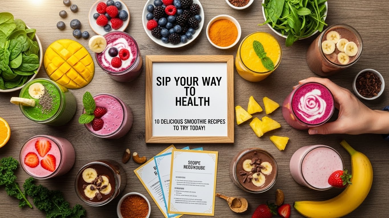 Sip Your Way to Health: 10 Delicious Smoothie Recipes to Try Today!